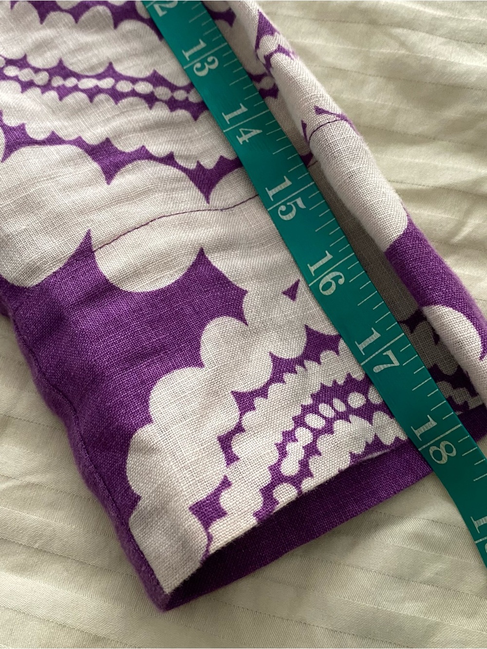 Purple & Cream Printed Tunic Dress - Picture 3 of 7